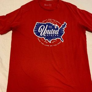 Under Armour Short Sleeve Heatgear Tee, Size Large